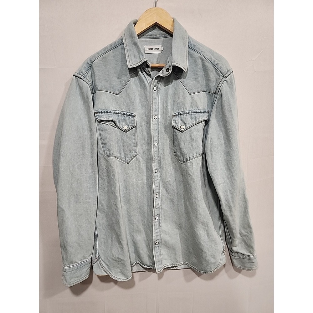 Taylor Stitch Light Blue Casual Button Down Shirt